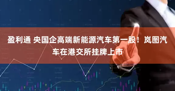 盈利通 央国企高端新能源汽车第一股！岚图汽车在港交所挂牌上市